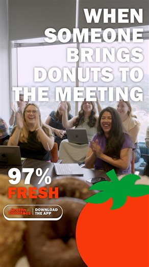 Who doesn't love donuts?? Discover something Fresh - download the Rotten Tomatoes app! https://editorial.rottentomatoes.com/article/app/?cmp=TWRT_Edit_RTApp | Rotten Tomatoes