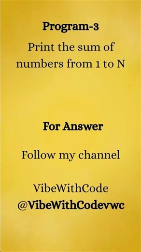 Start with simple Java Programs and for answer, follow my channel