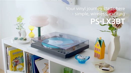 NEW! Sony's turntable - LX3BT: https://bit.ly/4pSswTc Vinyl made simple. Stylish, wireless & effortless. ● Minimalist design with dust cover ● Fully automatic belt-drive ● Bluetooth® with Qualcomm® aptX™ Adaptive support* ● Built-in phono preamp ● 3.5g ± 0.5g stylus pressure Exclusive offer when you buy it now! 25% off** for selected headphones and speakers #Sony #NewRelease #Turntable #RecordPlayer #Vinyl #Record #Music #LX3BT *High-resolution wireless audio requires compatible playback devices