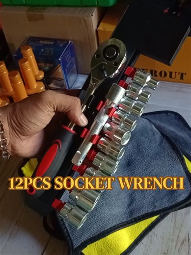 Affordable 12PCS Ratchet Socket Wrench Set