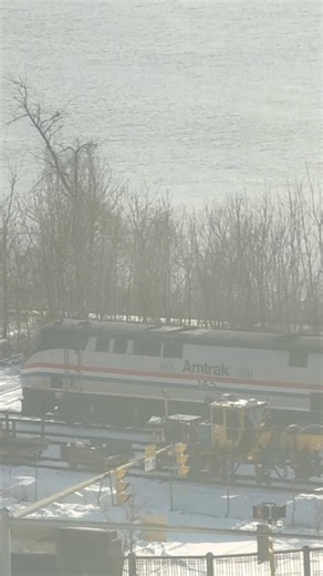 Amtrak #145 through Springfield, MA #train #railroad #railway #railfanning #amtrak #trainspotting