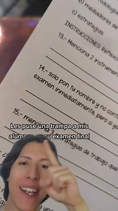 2M views · 58K reactions | Maestra pone trampa en el examen....