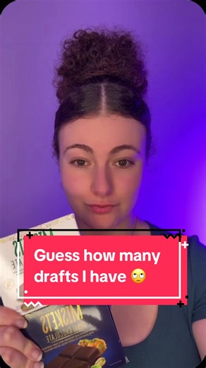 Whoever guessed how many drafts I have gets dubi chocolate! Not actually but stay tuned for another #rubyreview …