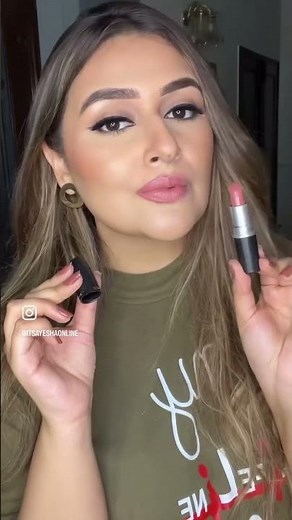 MAC Velvet Teddy Dupe 😍 #maclipstick #makeuptutorial