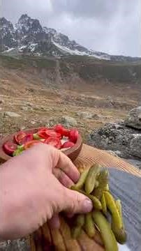 Dağda Sucuk Hamburger / cooking beef sausage burgers on the mountain #bts