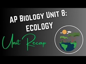 (2019 curriculum) Unit 8: Ecology AP Biology RECAP