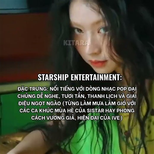 Dòng nhạc đặc trưng của những công ty #kpop này. #kitara