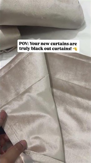 Finally… blackout curtains that actually block the light. 🌙🖤