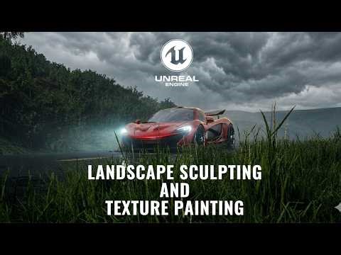 Unreal Engine 5 Landscape Tutorial | Sculpting & Texture Painting (Step-by-Step Beginner Guide)