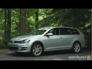 2015 Volkswagen Golf SportWagen TDI Test Drive Video Review