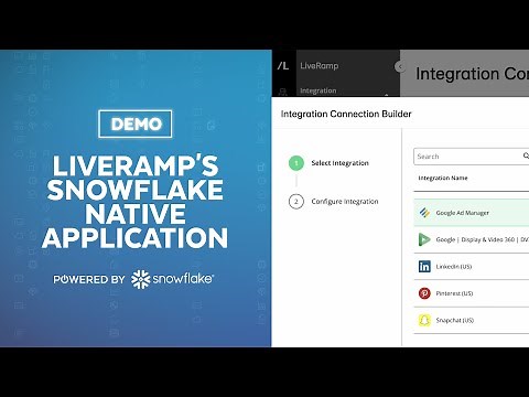 Demo of LiveRamp's Identity Framework For Creating Robust Customer Profiles