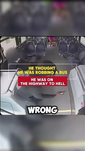 Instant Karma: Robber Gets Shot by Armed Bus Driver