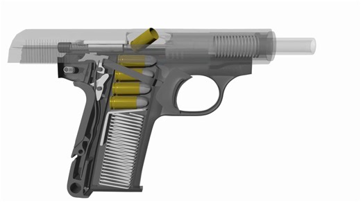 暗杀手枪，FN 1910工作原理，萨拉热窝事件主人公