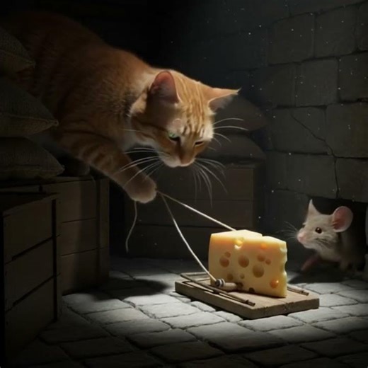 Silent Hunter: The Clever Cat in Shadows 🌑🐱 | 3D Animation Short