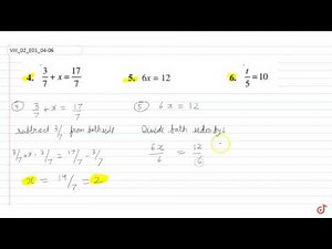 To ask any doubt in Math download Doubtnut: https://goo.gl/s0kUoe\n\nQuestion: Solve the equation...