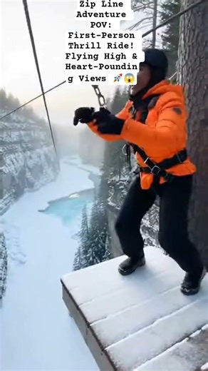 Zip Line Adventure POV: FirstThrill Ride#ZiplinePOV #AdventurePOV #ZiplineAdventure #ThrillSeekers