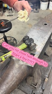 1.1K views · 17 reactions | Some cool science and history! As the atoms and crystal structures within the steel are forced closer and past one another, friction at the atomic scale generates heat.#process #Science #fun #cool | Alex Parker | Facebook