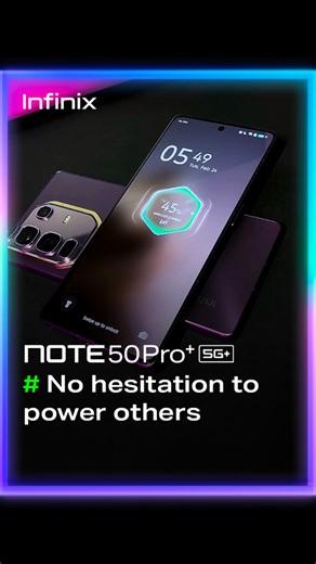 Power that gives back. ⚡ With wireless Reverse Charging, your NOTE50Pro isn’t just a phone, it’s a backup for everyone on the go.Keep the squad alive! #infinix #infinixnote50series #reversecharging #wirelesscharging #levelup | Infinix Mobile
