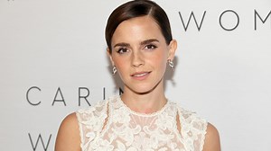 Emma Watson Wears Lace Alexander McQueen Dress at The Kering Foundation’s Caring for Women Dinner