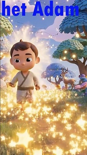 The First Man on Earth 🌍 | Prophet Adam Story for Kids #Shorts
