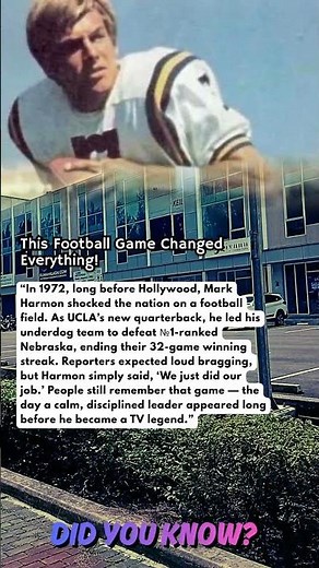 This Football Game Changed Everything! #legends #nostalgia