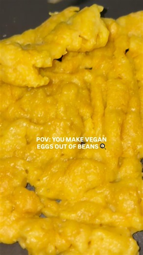 This is the best vegan egg recipe, and the main ingredient is beans!! 🤯🍳
