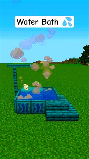 Minecraft Water Bath Build Tutorial 💧