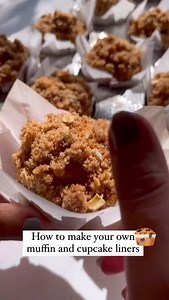 65 reactions | How to make your own cupcake and muffin liners for...