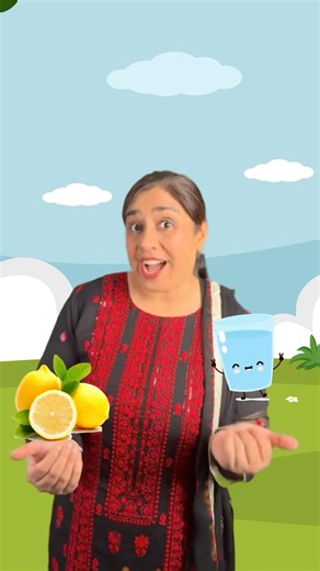 Nimbu Pani Rhyme for Kids | Hindi Action Song | Summer Drink Learning Short