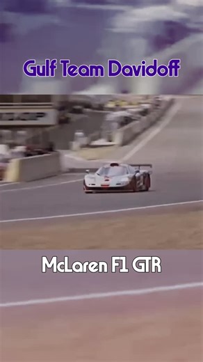 The three Team Gulf Davidoff McLaren F1 GTR prequalifying at Le Mans in 1997. What a sound 🤩 🎥 Gulf Team Davidoff #mclarenf1 #lemans #f1gtr #v12 #gt1 | GT1 History
