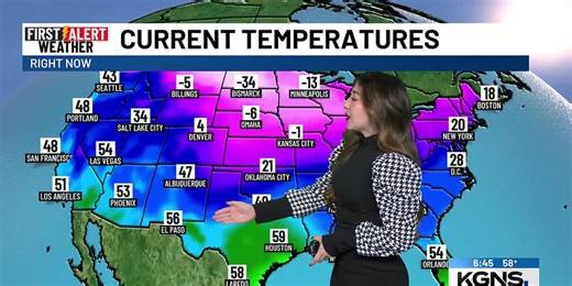 Much warmer Today/ Tonight temps begin to drop