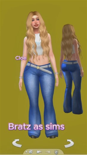 bratz as Sims in #sims4