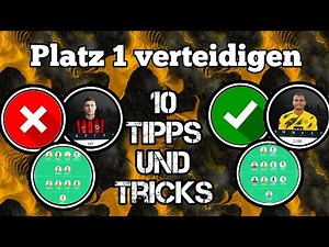 Platz 1 in Kickbase verteidigen! 10 Tipps & Tricks