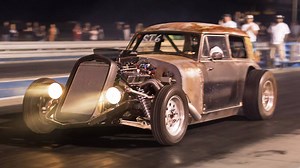 104K views · 153 shares | Garage built RAT-ROD snuffing some Nitrous! Looks so cool when this thing rolls down the track! | 1320Video.com | Facebook