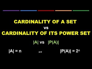 Cardinality of Sets Made Simple | Power Sets Will Shock You