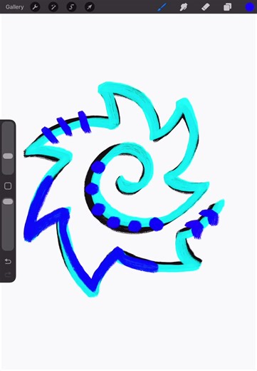 Doodle with me in Procreate Part 118! #geometricart #cooldoodlestodraw #thingstodoodle #simpledrawingdoodle #relaxingart