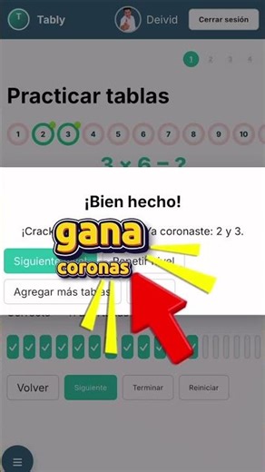 Así sí dan ganas de practicar tablas