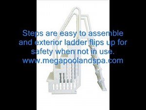 Above Ground Swimming Pool Step with Ladder - Easy Step