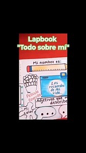 Lapbook "Todo sobre mí" #NiñosFelices #preescolar #lenguaje #socioemocional #Autoconocimiento | Entorno Educativos