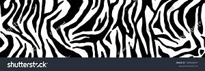 Zebra Pattern Stylish Stripes Texture Animal Stock Vector (Royalty Free) 1389668837 | Shutterstock