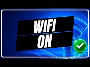 How To Enable and Connect To WiFi On Windows 11
