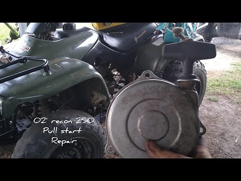 Fixing the 02'honda recon 250 pull start!