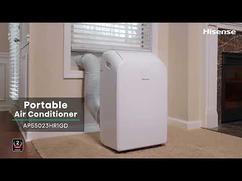 Hisense Dual Hose Portable Air Conditioner w/ Heat Pump | Mo: AP55023HR1GD