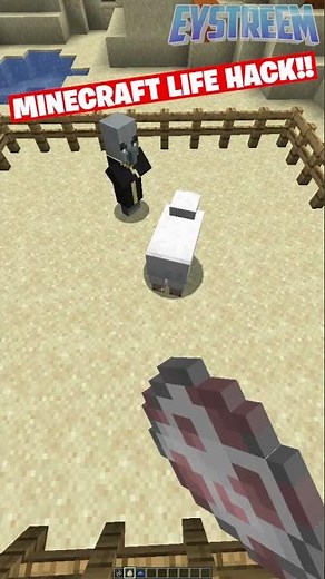 The BEST Minecraft LIFE HACK! #Shorts