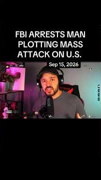 Breaking: FBI arrests man plotting attack on U.S. #breakingnews #news #steveram #fyp #fbi