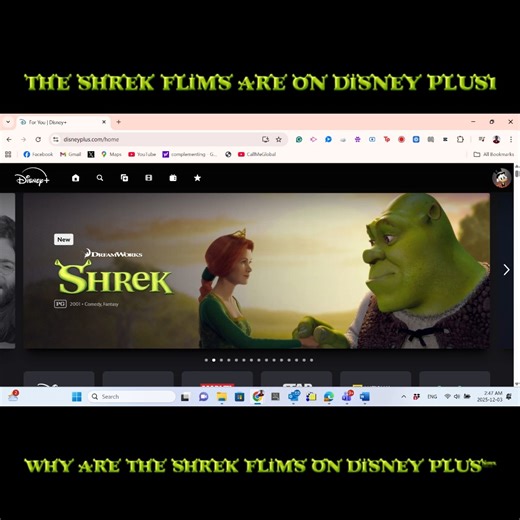 Claude on Instagram: "Why are The Shrek Films on Disney Plus? They are made and owned by DreamWorks, and Disney doesn't own DreamWorks! <a href="https://www.textstudio.com/">Font generator</a> #shrek #shrek2 #shrekthethird #disneyplus #fyp #fyppppppppppppppppppppppp"