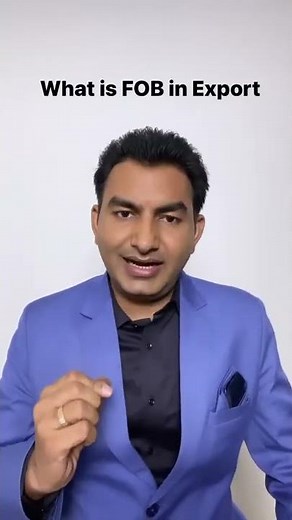 What is FOB incoterm in Export, Free on board, import Export Logistics, Online Exim