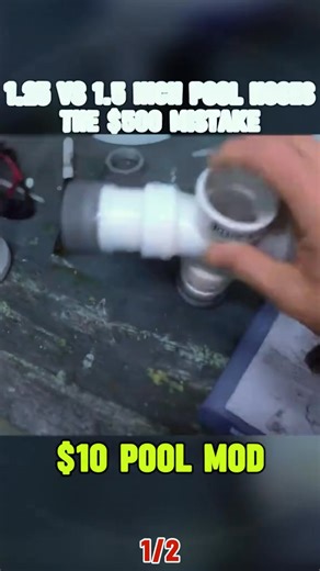 Intex Pool Modifications 1.25 to 1.5 inch Part 1 #poolwater #intex #intexpool#greenpoolfix #pool #poolcleaning #filters #sand #abovegroundpool #poolhack #crystalclearpool #perfectphoto #pH #shopvac #tutorial #poolopening #greentoclean #pooltime #openpool #poolbalance #poolguy #poolcleaningservice #fyp #viral | Mechanicaldomini2670