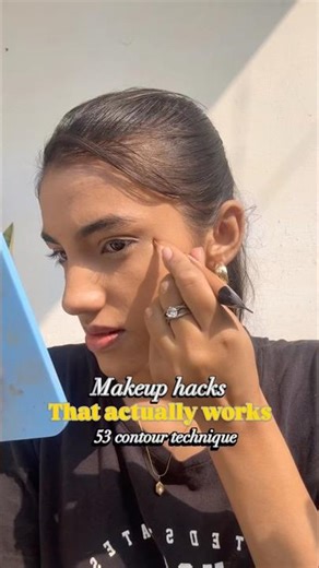 53 concealer-contour technique ❤️✨ #contourtutorial #concealerhacks #makeuptutorial #trending