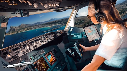 Airport RWY07 | Cockpit view | Life of an airline pilot